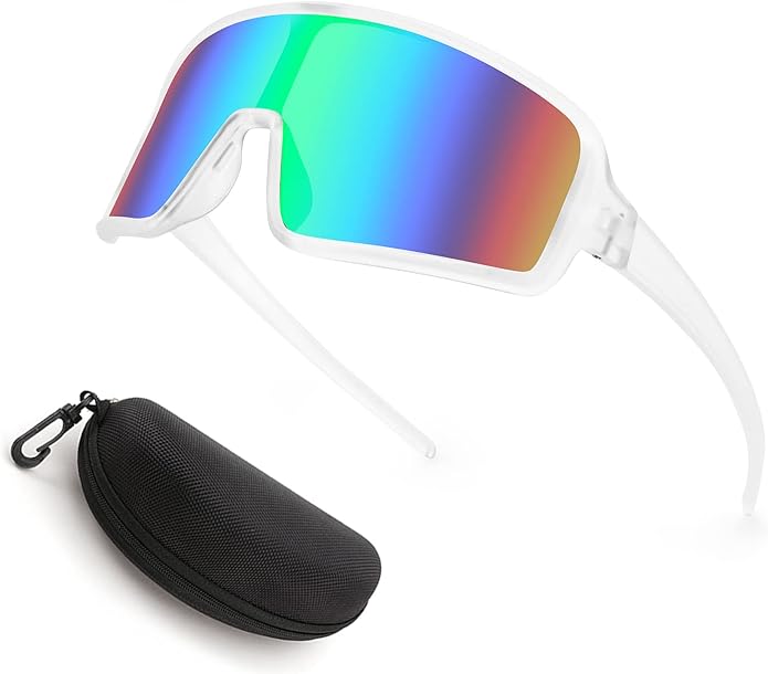 Karsaer Vision Sports Sunglasses Cycling Glasses Baseball Softball Sunglasses Unisex for Adult Youth Kids Boys Girls 8-16