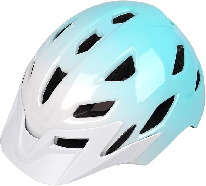 Kids Bike Helmet,Bavilk Kids Boys Girls Bike Helmets with LED Light Detachable Visor Children Youth Teen Multi-Sport for Skating Cycling Scooter Skateboard Adjustable & Lightweight 19.7"-22.4"