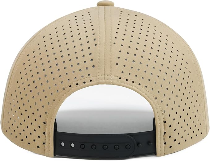 VOBOOM Men Quick Dry Baseball Cap Laser Cut Mesh Ball Curved Brim Snapback Hat