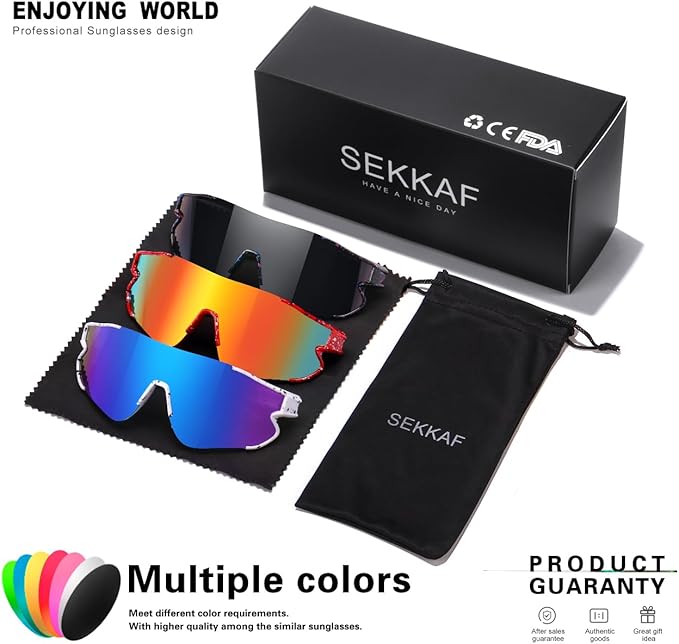 Kids Baseball Sunglasses for Boys Girls Youth Softball Cycling Sports Sunglasses UV400 Protection Age 5-12