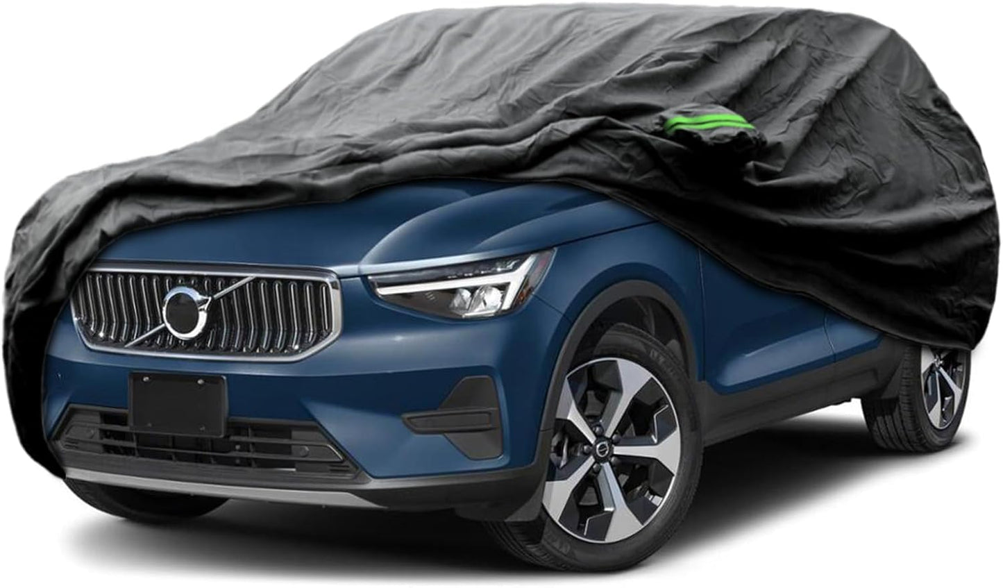 Proadsy 2025 Upgrade Car Cover Custom Fit for 2019-2025 Volvo XC40, Waterproof All Weather for Automobiles, Full Exterior Cover Rain Snow Sun Protector Indoor Outdoor Car Cover