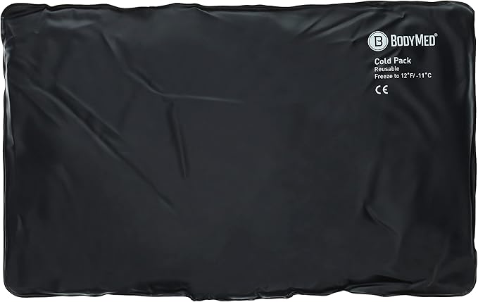 BodyMed Heavy Duty Reusable Urethane Ice Pack for Knee, Arm, Elbow, Shoulder, Back - Professional Grade Cold Therapy for Injuries, Aches, Swelling, Bruises, Sprains - 21 in. x 13 in. (Oversize)