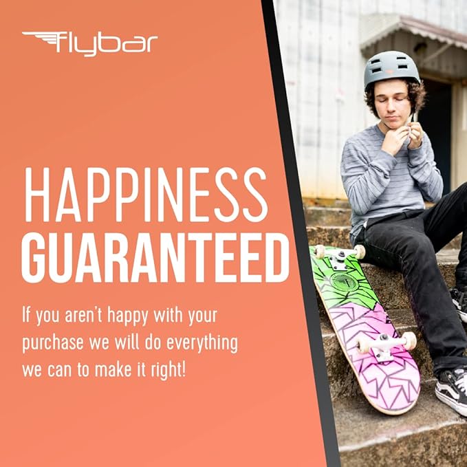 Flybar Bike Helmet- Multi Sport Dual Certified Adjustable Dial, Lightweight Skateboard Helmet, Roller Skating, Pogo, Electric Scooter, Snowboard, Boys and Girls Kids- Adults Helmets