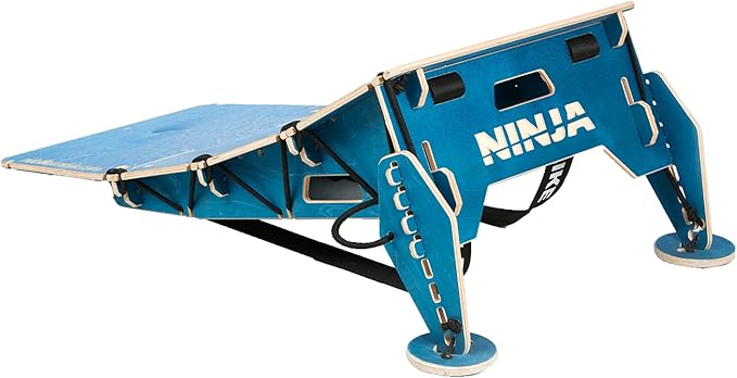Ninja MTB Jump Ramp, Turbo Kicker Portable Jump Ramp, 4 Panel Ramp for All Ages, Ideal for MTB Bikes, BMX Bikes, One Wheels, Scooters, Skateboards, and RC Cars
