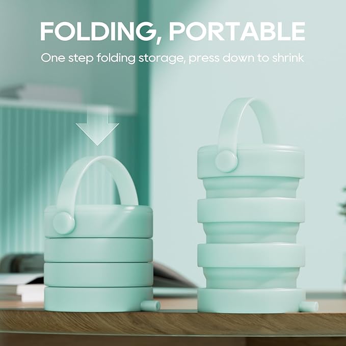 Silicone Collapsible Enema Bucket Kit, 1.2 Quart Enema Buckt, 5.3ft Enama Hose, 5 Enima Tips, Coffee enemas for Colon Cleanse Men and Women