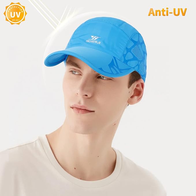 Running Hat Outdoor Sun Protection Hat Mesh Quick Dry Hat Thin Cool Baseball Cap for Women and Men