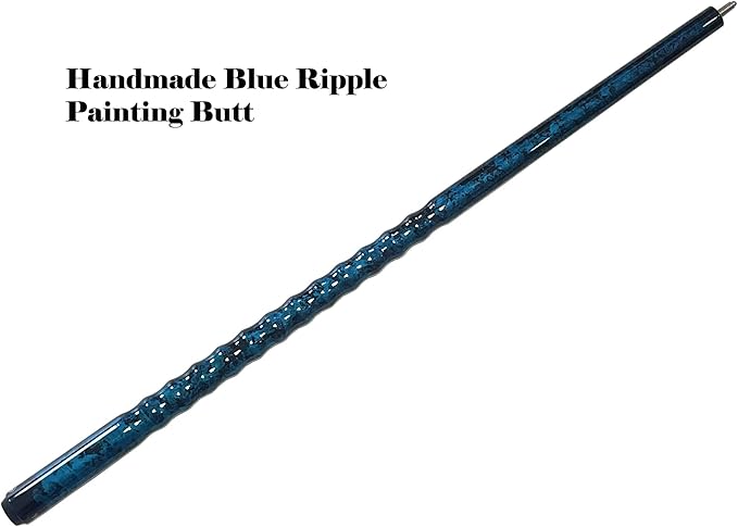 58" Pool Cue Stick,13mm 2-Piece Maple Hardwood Ergonomic Design Billiard Cues Kit,19/20/21oz