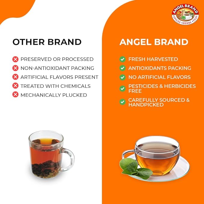 Angel Brand Allergy Relief Tea – Herbal Tea, 25 Tea Bags – Tea for Allergy Care, Cough Relief &