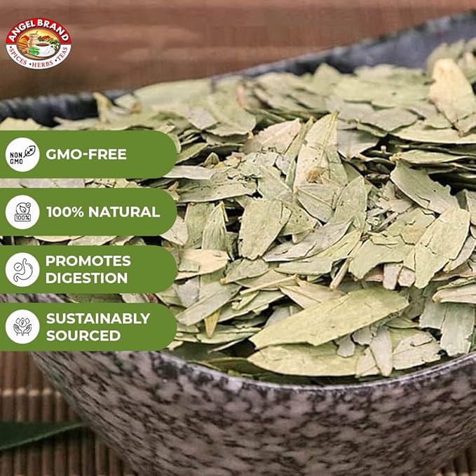 Angel Brand Senna Leaf – 0.5 oz Pouch – Dried Senna Leaves for Tea, Herbal Infusions, and Traditional Uses