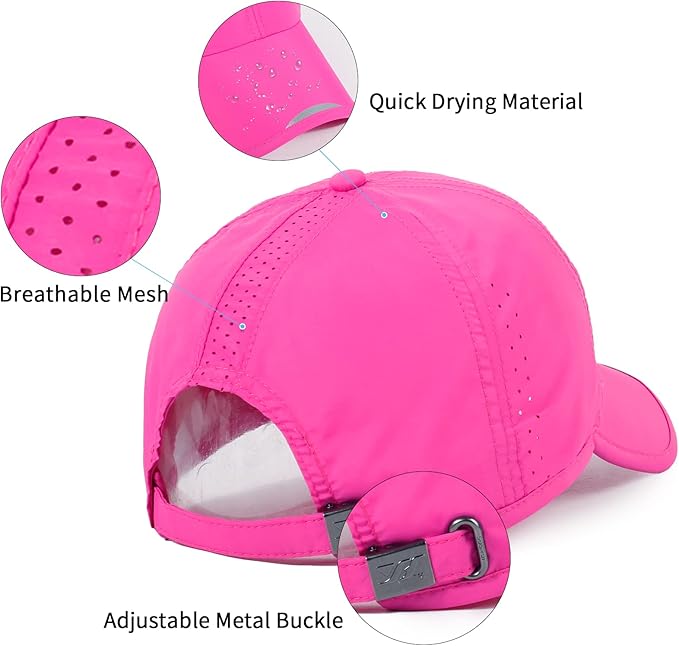 Running Hat Outdoor Sun Protection Hat Mesh Quick Dry Hat Thin Cool Baseball Cap for Women and Men