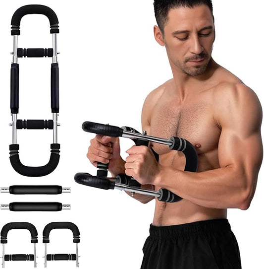 NOAOVO Twister Arm Trainer, Adjustable Resistance Twister Arm Exerciser Chest Exerciser for Men, Portable Chest Workout Equipment Arm Trainer for Men