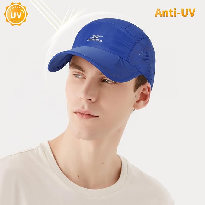Running Hat Outdoor Sun Protection Hat Mesh Quick Dry Hat Thin Cool Baseball Cap for Women and Men