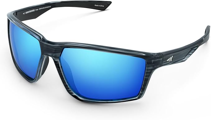 KastKing Osage Polarized Sport Sunglasses for Men and Women, Ideal for Driving Fishing Cycling Running, UV Protection