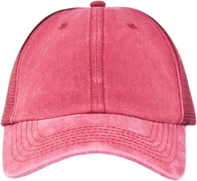 Comfy Vintage Trucker Baseball Hat- M/L/XL/XXL Women Men Unstructured Washed Dad Cap | Snapback | Soft Crown | Soft Mesh