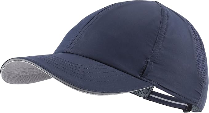 Connectyle Mens Womens Quick Dry Performance Running Cap Lightweight Reflective Sports Hat UPF 50+ Outdoor Athletic Sun Cap