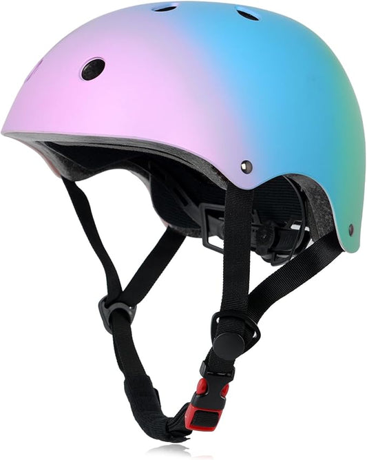 Kids Bike Helmet, Adjustable and Multi-Sport, from Toddler to Youth, 3 Sizes
