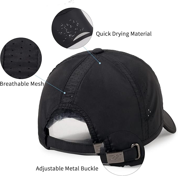 Running Hat Outdoor Sun Protection Hat Mesh Quick Dry Hat Thin Cool Baseball Cap for Women and Men