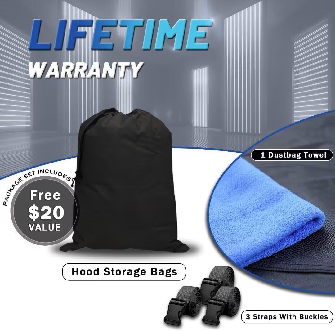 Nissan Titan XD Truck Cover Custom Fit 2016-2026 Crew Cab Short Bed(6.6') with Door Zipper, 12 Layers Outdoor Heavy Pickup Truck Cover Waterproof All Weather, Wind Dust Sun Protector.