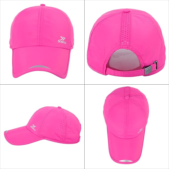 Running Hat Outdoor Sun Protection Hat Mesh Quick Dry Hat Thin Cool Baseball Cap for Women and Men