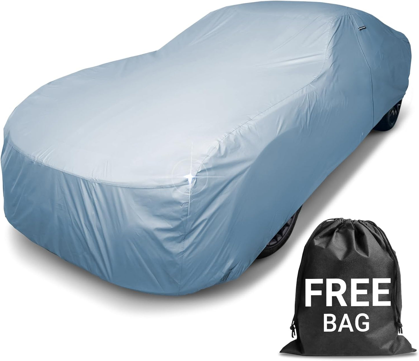 iCarCover Premium Car Cover for 1960-1963 Porsche 356B Heavy Duty Waterproof All Weather Automobiles Custom Fit Indoor Outdoor UV Snow Protection Covers with Straps and Bag