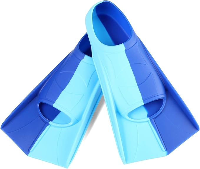 Kids Swim Fins,Short Kids Fins Youth Swimming Flippers for Lap Swimming Training for Children Girls Boys Beginners