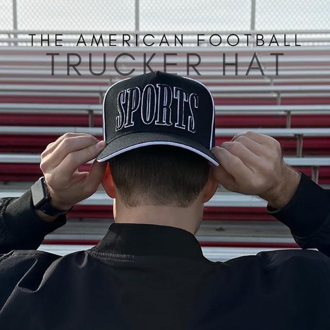 Vintage Sport Trucker Hat | Men & Women | Trendy Pickleball Golf Hats Men | American Cute Country Western | Cotton | Snapback