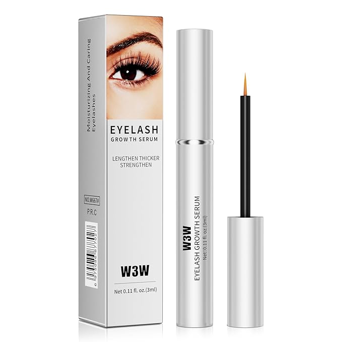 Lash Serum,Eyelash Growth Serum,Lash Enhancing Serum,Lash Boost Growth Serum,3 ML Lash Serum for Natural Longer, Fuller,and Thicker Lashes Brows,Plant Extracts No Irritating