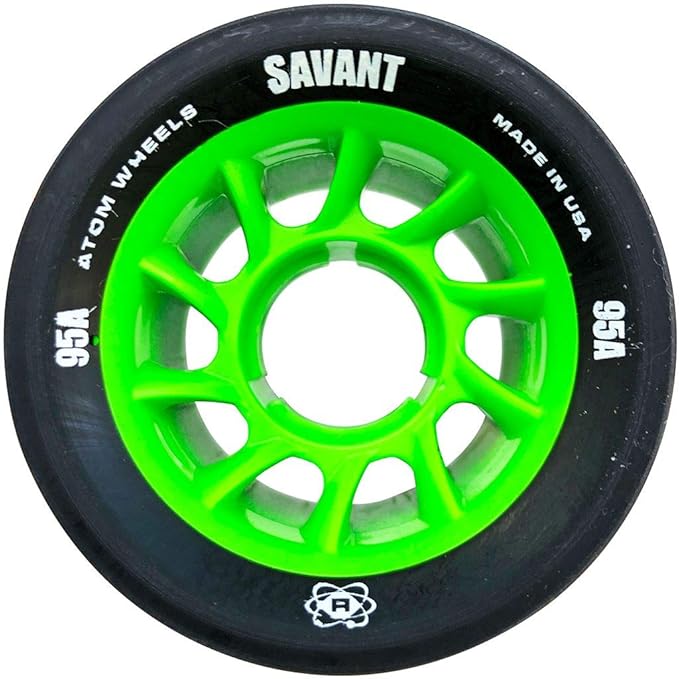 Atom Quad Wheels - Savant (62mmx40mm, Purple (93A), 4pk)