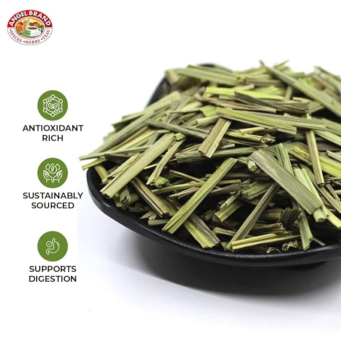 Angel Brand Fever Grass Tea Jamaican – 0.25 oz Pouch Pack of 3 – Dried Lemongrass Leaves for Herbal Tea and Infusions.