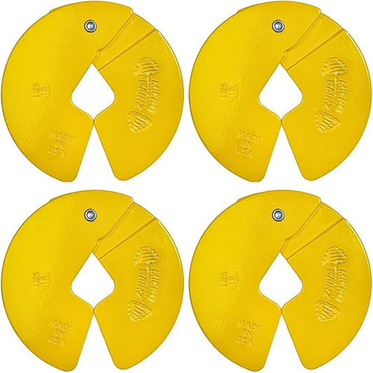 Micro Gainz Dumbbell Fractional 1.25lb Weight Plate, Ideal for Micro Loading, (Choose Color) 4 Piece Fractional Weight Plates, Designed for Dumbbell Training, Made In USA