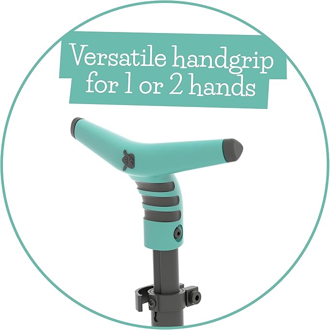 Chillafish Skatieskootie Customizable Training Skateboard and Lean-to-Steer Scooter with Detachable Stability Handlebar, Ages 3+