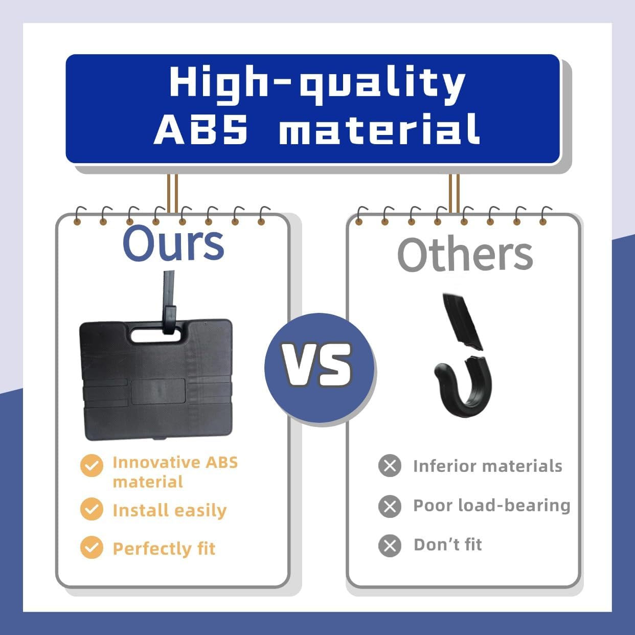 9 Pcs ABS Storage Shed Tool Hooks, Heavy Duty Shed Accessories & Hooks - Compatible with Suncast & Craftsman Sheds, Black J/U/V Shape for Organizing Ladders, Hoses & Garden Tools in Outdoor Sheds