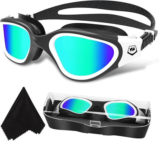WIN.MAX Polarized Swimming Goggles Swim Pool Goggles Anti Fog Anti UV No Leakage Clear Vision for Men Women Adults Teenagers
