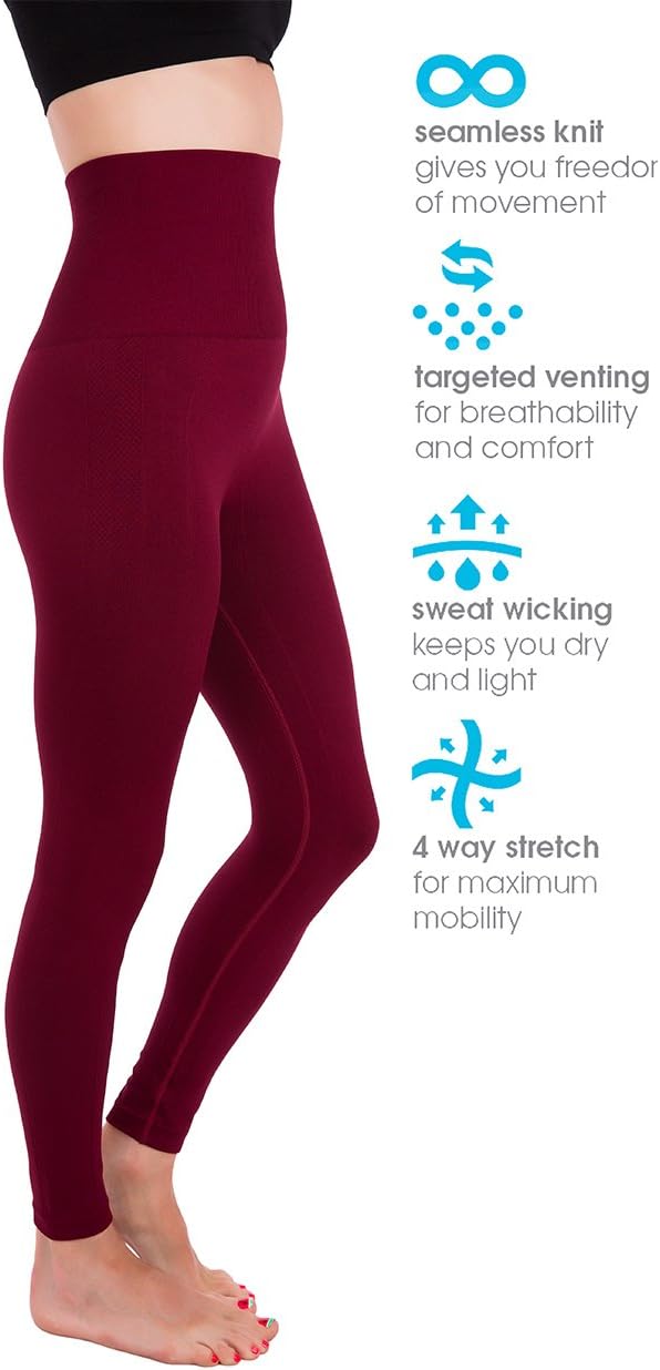 Activewear Thick High Waist Tummy Compression Slimming Body Leggings Pant
