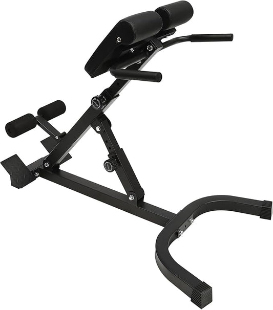 Roman Chair Back Hyper Extension Bench for Full All-in-One Body Workout,Foldable Workout Bench Machine,Adjustable Ab Sit up Bench Decline Bench Flat Bench