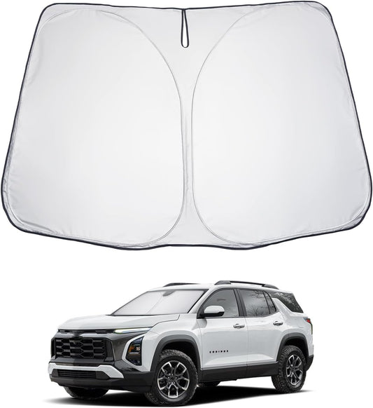 LUWU for 2025 Chevrolet Equinox Windshield Sun Shade Chevrolet Equinox Windshield Sunshades 2025 Chevrolet Equinox Accessories Chevrolet Equinox Sunshade Cover Block UV Ray Front Window Sunshade