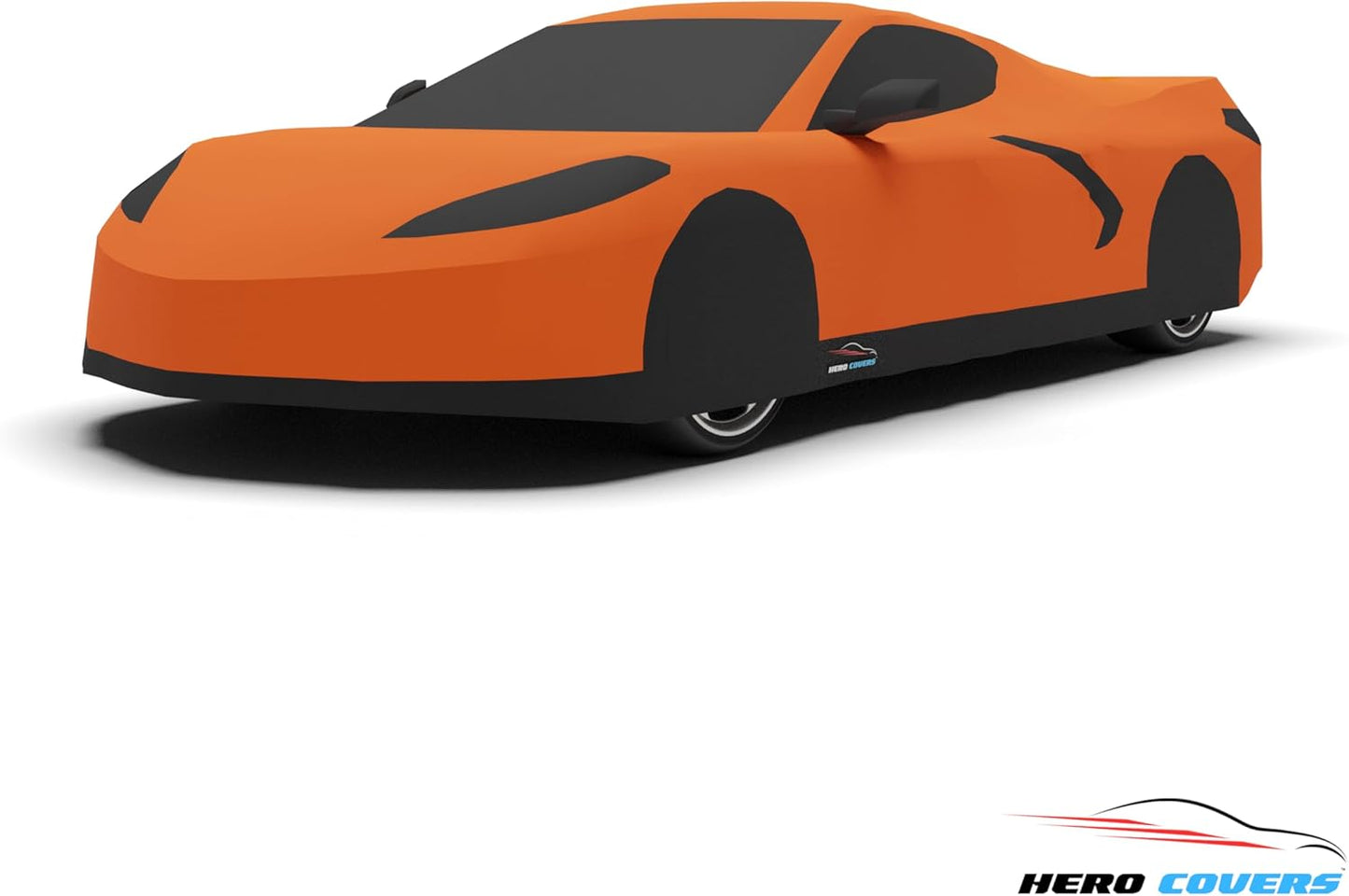 C8 Car Cover Fit for Corvette C8 Indoor and Outdoor Protection (Orange)