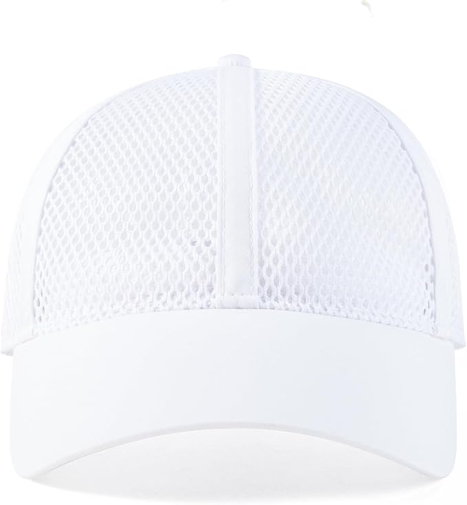 VOBOOM Breathable Full Mesh Baseball Cap for Men, Women, Lightweight Trucker Hats Outdoor Sports Wear
