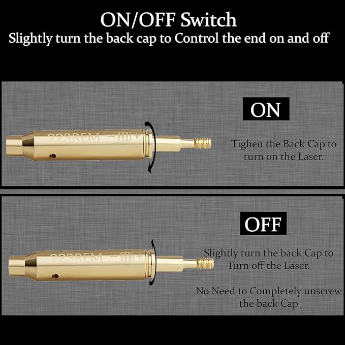 GOTICAL Archery Crossbow Bow Arrow Red Laser Sighting Tool Boresighter Bore Sight