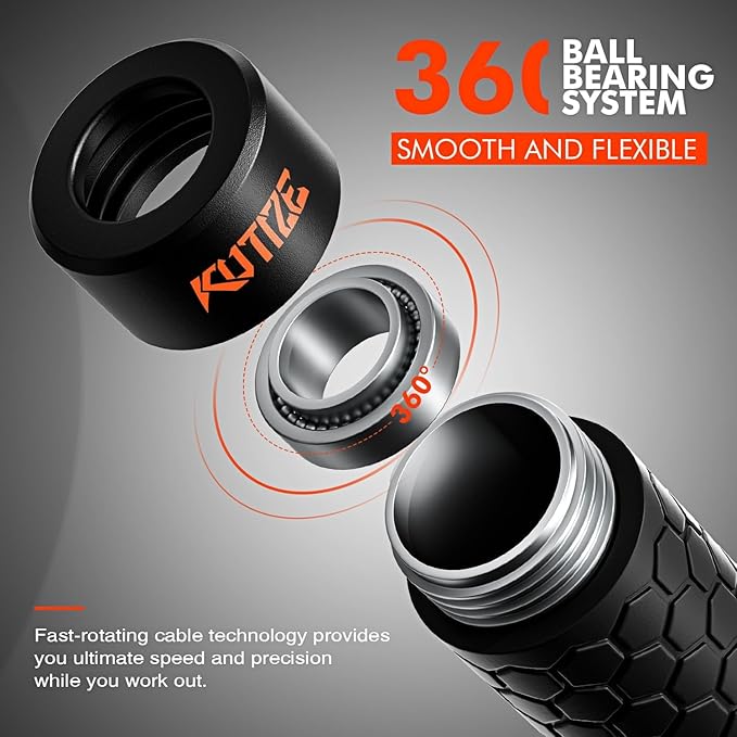 Jump Rope, Weighted Jump Rope for Men Women, Adjustable 1lb Heavy Skipping Ropes, Suitable for Boxing, Cardio, Home Fitness, Training Muscle, Home Gym Workout Equipment for Full Body Exercise