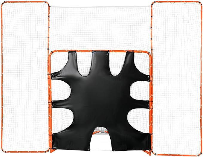 VEVOR Portable Lacrosse Goal - Complete Training Accessory Set with Extended Coverage for Youth and Adults