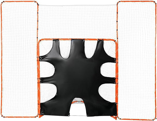 VEVOR Portable Lacrosse Goal - Complete Training Accessory Set with Extended Coverage for Youth and Adults