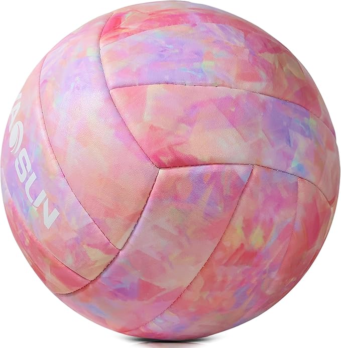 Soft Official Volleyball for Indoor Outdoor Beach, Size 5 Training Volleyball for Beginner Teenager Adult…