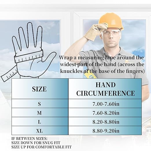 JUMPHIGH Utility Work Gloves Women, UltraLight Safety Work Gloves, MultiFunctional Mechanic Construction DIY Working Gloves, Touchscreen, Flex Grip, Machine Washable