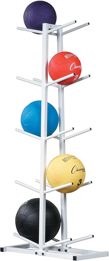 Champion Sports Medicine Ball Storage – Durable Trees & Racks, Multiple Styles, Sizes & Color Options for Organizing Medicine Balls in Home Gym or Fitness Facility
