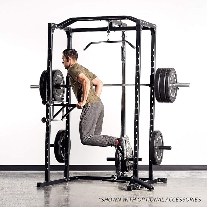 REP Fitness PR-1100 Power Rack - 700 lbs Rated Lifting Cage for Weight Training