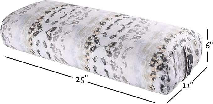Hugger Mugger Standard Yoga Bolster - Firm, Supportive, Handmade, Durable