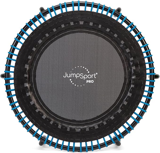JumpSport 350 PRO Indoor Heavy Duty Fitness Trampoline, 39-inch | 36 Premium EnduroLast 4 Elastic Cords | Customized Bounce with 7 Settings | 300 lb Wt. Rating | 60-Day Free Trial to 350+ Videos