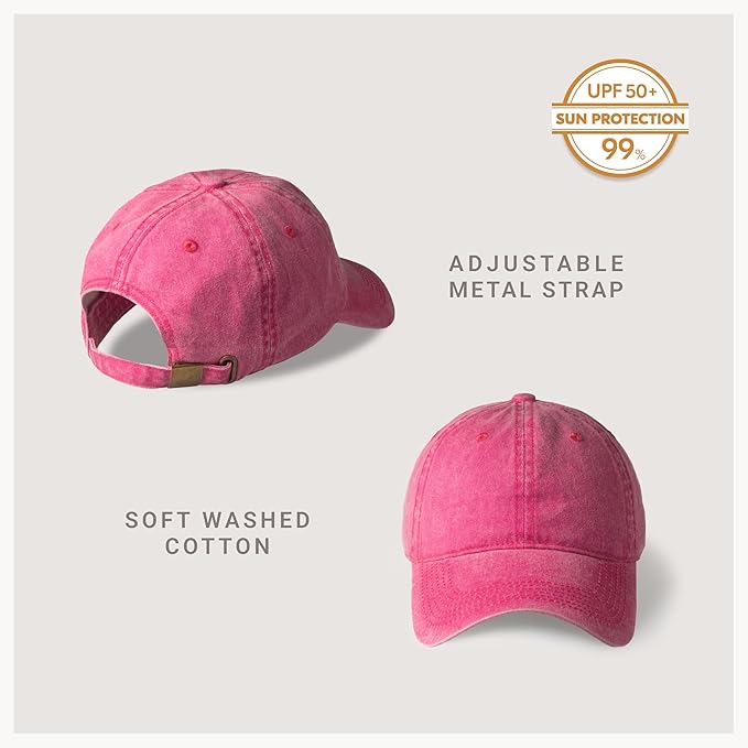 CHOK.LIDS Everyday Premium Dad Hat Unisex Cotton Baseball Cap for Men and Women Adjustable Lightweight Polo Style Curved Brim