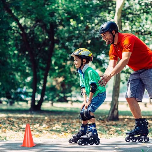 Alyoen 9 inch Orange Traffic Cones, Plastic Sport Cones, Soccer Training Cones for Outdoor Activity & Festive Events (Sets of 10/15/ 20)